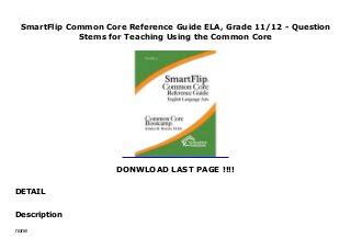 Smartflip common core reference guide ela grade 11 12 question stems for teaching using the common core. - Mitsubishi lancer evolution vii 2001 2003 repair manual.