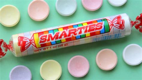 Smarties flavors. 