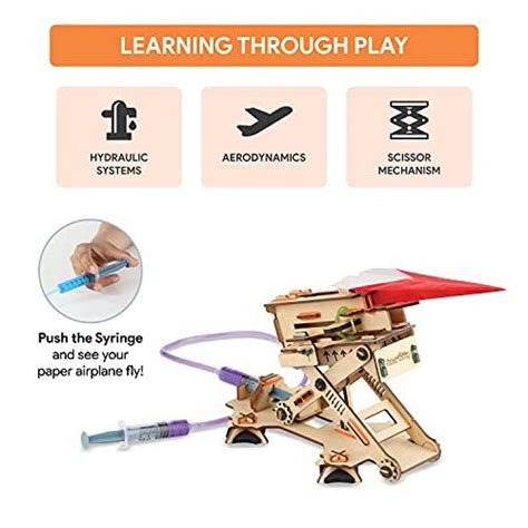 Smartivity Hydraulic Plane Launcher STEM DIY Fun Toy