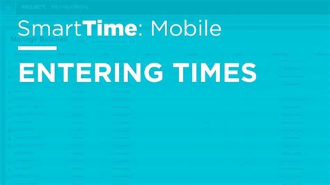 Smarttime mobile. We built SmartTime: Mobile with the latest technology, making it faster and easier to use. Unfortunately your browser doesn't support these technologies. 