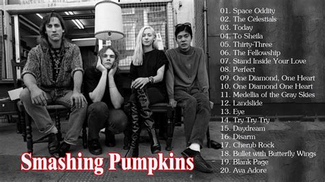 Smashing pumpkins songs. In late 1992, the Smashing Pumpkins gathered together in an identified Chicago studio to get down demos for some of the songs they'd been playing live that summer, as well as a few others that had been written. After a quick session, they delivered a cassette tape to the record label - Quiet and Other Songs: A Collection of Songs for … 