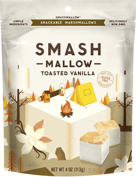 Smashmallow - Smashmallow Marshmallows in Baking Ingredients (2) Smashmallow Marshmallows in Baking Ingredients. (2) Price when purchased online. $ 660. $1.47/oz. Smash Mallow Cinnamon Churro Marshmallow Bites, 4.5 Oz, Pack Of 12. 374. EBT eligible. 