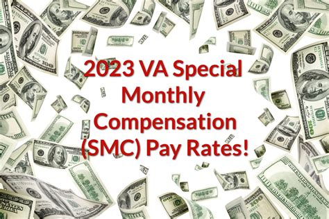 Dec 1, 2023 · This amount added to your standard monthly compensation or Special Monthly Compensation, once for each condition that qualifies. All additional children under 18 receive $103.55 each. All additional dependent children age 18-23 receive $334.49 each. Aid and Attendance for a Spouse is $191.14. Congress updates these rates every few years. 