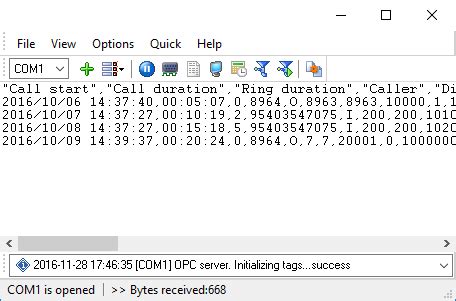 Smdr reader.  Our Advanced PBX Data Logger software opens a TCP socket and listens ...