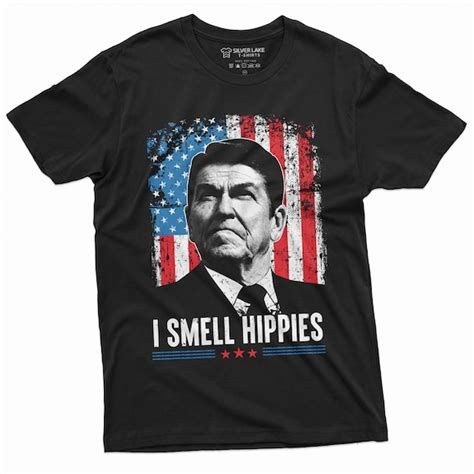 Smell Hippies Reagan Tshirt - Etsy