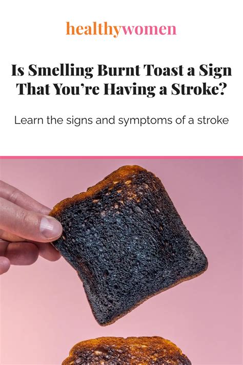 Smelling smoky or burning smells — including burnt toast — is a