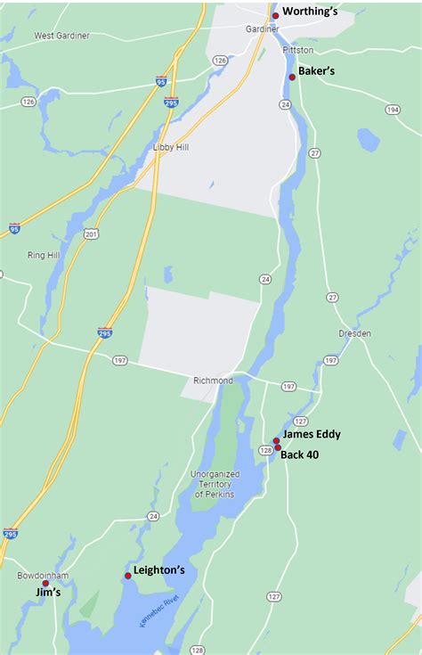 Smelt Fishing Camps on the Kennebec River, …