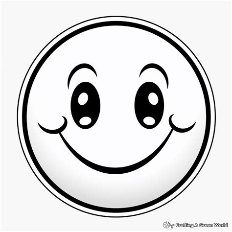 Smiley Face Coloring Shee