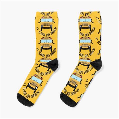 Smiling School Bus Socks for Sale Redbubble