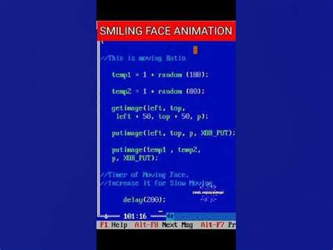 Smiling face animation program in c.  Jul 15, 2025 · Prerequisite: graphics.  Always free.  Mar...