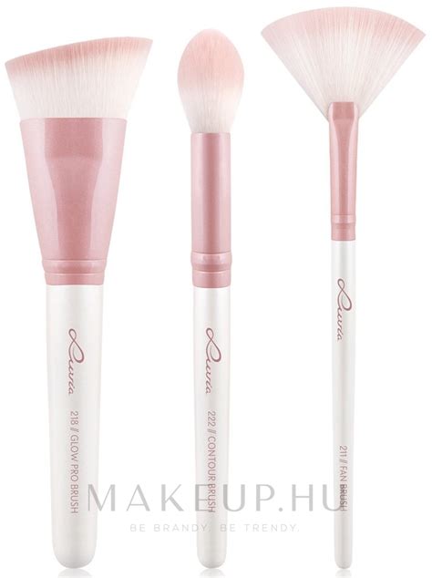 Sminkecset szett, 3 db Luvia Highlight & Contour Set