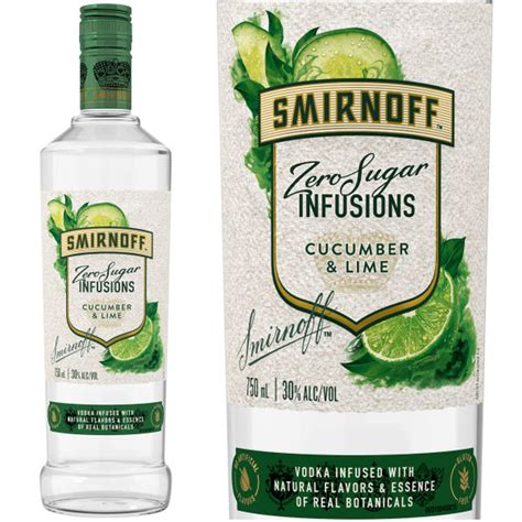 Smirnoff Infusion Cucumber lime & Mint – Con