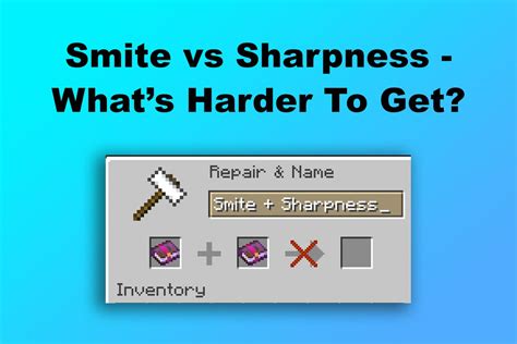 Smite or Sharpness? : r/Minecraft - Reddit