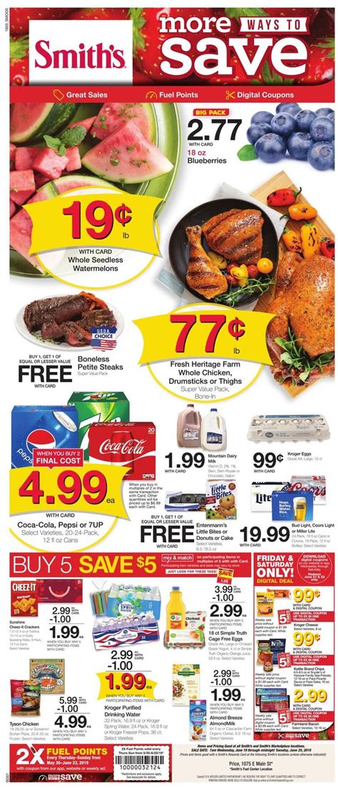 Smith's Weekly Ad October 11 to October 17, 2023 - WeeklyAdFlyers ⭐ Browse Smith's Weekly Ad October 11 to October 17, 2023. Smith's weekly ad and next week's sneak …. 