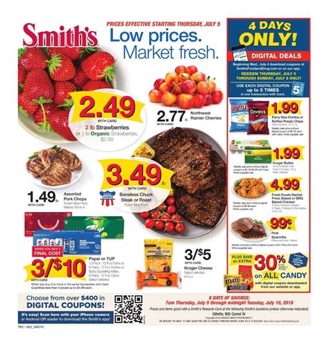 Smith's food store weekly ad. Order now for grocery pickup in Mesquite, NV at Smith’s Food and Drug. Online grocery pickup lets you order groceries online and pick them up at your nearest store. 