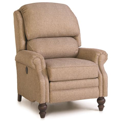 Smith Brothers 705 Motorized Reclining Chair with Rolled Arms