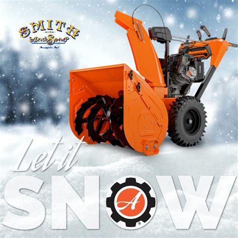Smith and sons marshfield.  Schedule snowblower, construction equipmen...