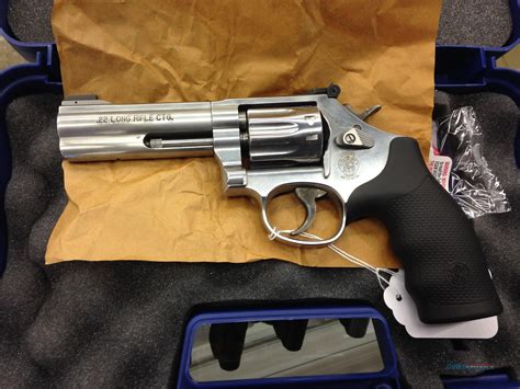 Smith and wesson 22 revolver 10 shot. This Smith Wesson 617 is a 10-shot stainless steel revolver chambered in 22 LR. An excellent plinking and target practice gun this revolver has a 4-inch barrel adorned with an adjustable rear ... 