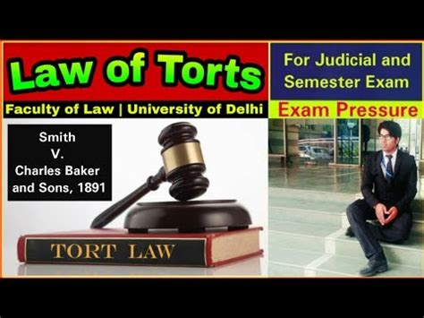 Smith vs Charles Baker and Sons Lecture 5 Torts LLBx