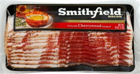 Smithfield® Thick Cut Cherrywood Smoked Bacon, 16 oz - Kroger