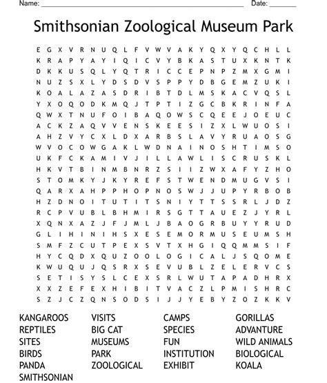 Brian Wolly. This is the third in a series of four word search puzzles of a pilot program designed for Smithsonian magazine readers. Let us know what you think, and what you'd like to see more of .... 