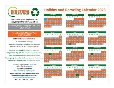 Smithtown Recycling Calendar 2022