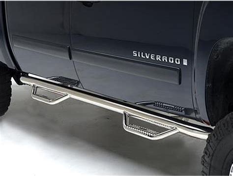 DNA MOTORING 6" Stainless Steel Nerf Step Bar Running Board Compatible with 07-18 Silverado 1500 Extended Cab, 07-19 Silverado/Sierra 2500HD 3500HD Extended Cab, Black/Sliver, STEPB-ZTL-8018 4.1 out of 5 stars 75. 