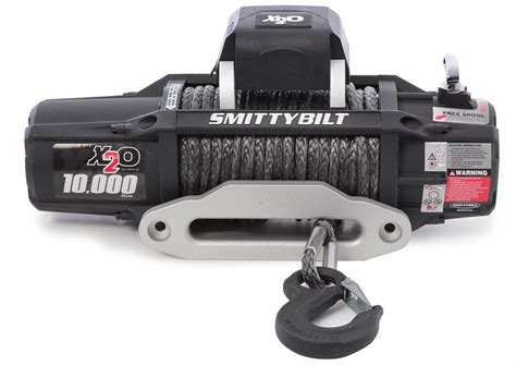 Smittybilt x20 winch 10000.  Smittybilt Gen2 X20 Comp Series winches feature a state...