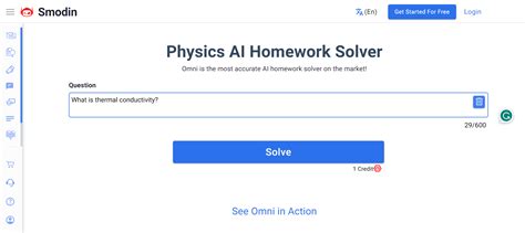 Smodin physics ai homework solver. Smodin is your AI-powered partner for refining ...