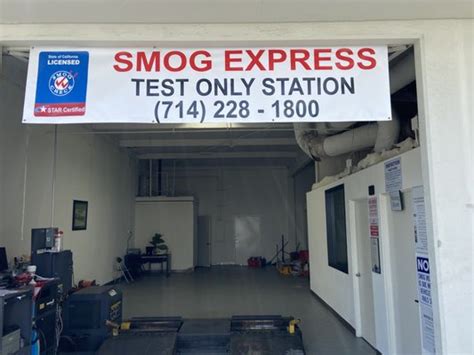 Smog check buena park. Specialties: Smog Express is state certified Star Test Only Smog/Emissions Check Station. The owner/technician, George, has been certifying vehicles for over 25 years. When it comes to smog, George is willing to share his years of experience. At Smog Express, "Customer Satisfaction is Priority". We offer very Reasonable Prices for all SMOG needs and get the vehicles smog in less than 15 ... 