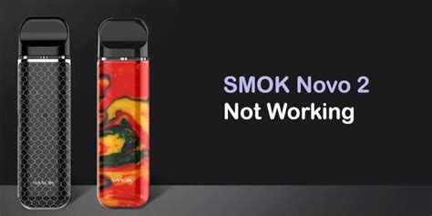 How to fix a smok novo that flashes when you hit it and wont cha