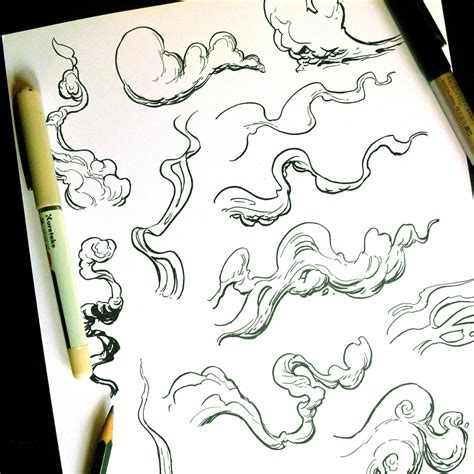 Smoke Effect Drawing