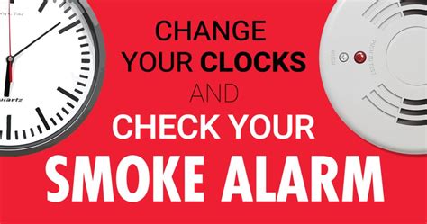 Smoke alarm checks a key to safe home as daylight saving time ends