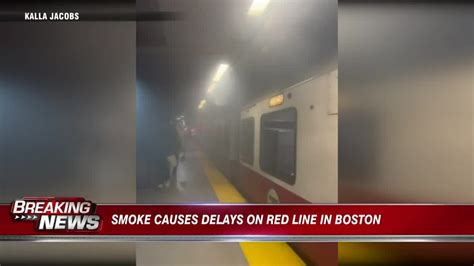 Smoke causes delays on Red Line in Boston