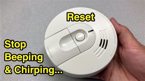Smoke detector beeps when heater is on
