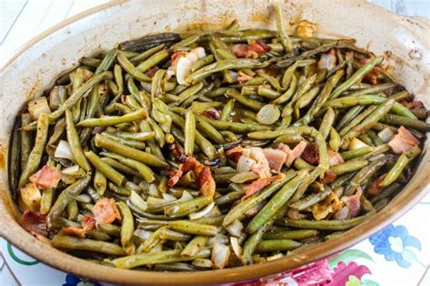 Smoked Green Beans with Bacon - The Food Hussy