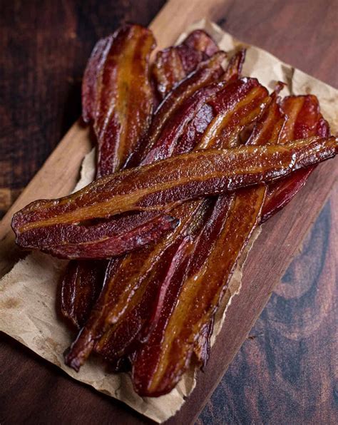 Smoked Maple Syrup Bacon