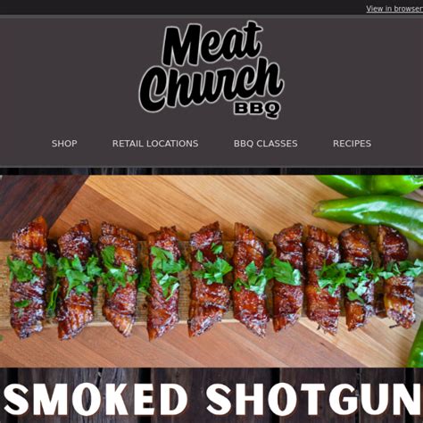 Smoked Shotgun Shells - new recipe now live! - Meat Church