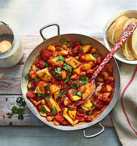 Smoked haddock and chorizo one pot recipe Sainsbury`s …