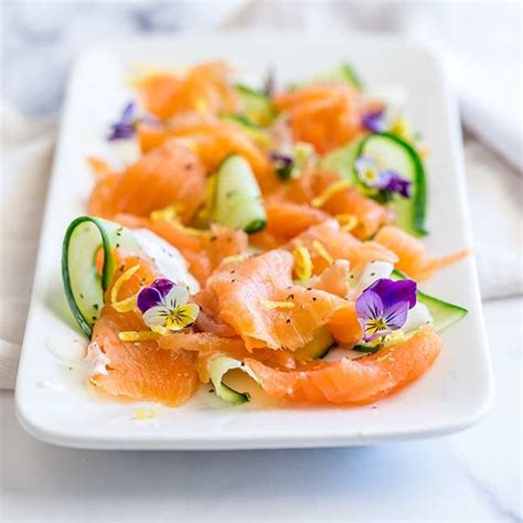 Smoked salmon and cucumber salad recipe - BBC Food