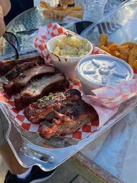 8 likes, 0 comments - smokin_jays_805 on June 1, 2024: "Smoked BBQ menu Saturday 11am -9pm 430 w. Wooley RD Oxnard @hungry4munchies featured Bacon wrapped deep fried smoked pork rib".. 