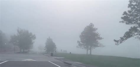 Smoky skies cause poor visibility around Denver
