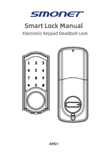 Smonet keyless smart door lock stores up to 500 di