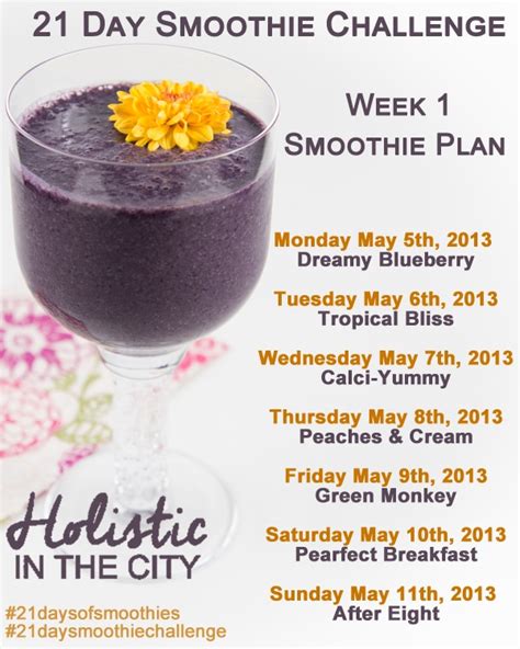 Smoothie Challenge Sign Up!