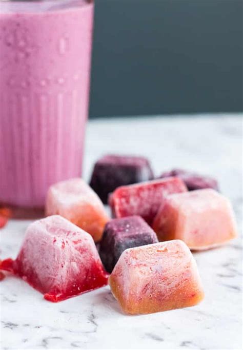 Smoothie cubes. Try our homemade frozen smoothie cubes to boost any smoothie with additional nutrition benefits based on your needs. Feeling run down, add our immune boosting cubes to your next smoothie recipes. Working out a bunch? Add our protein cubes to support muscle growth. 