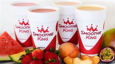Smoothies king. Smoothie King - Baton Rouge. 6556 Siegen Lane Suite A. Baton Rouge, LA 70809. (225) 615-7793. Open today until 10:00 PM. VIEW LOCATION DIRECTIONS. Find a Location. For healthier smoothie options you won't find anywhere else, Smoothie King 3851 S. Sherwood Forest Blvd., Baton Rouge LA 70816 will help you Rule the Day. Start your online order today. 