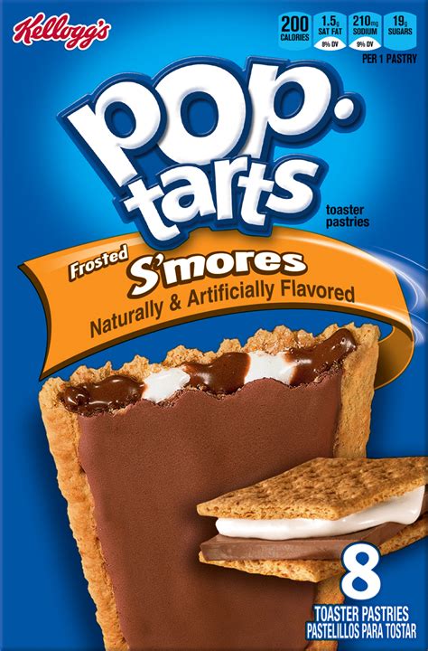 Smore poptart. Pop-Tarts Frosted Brown Sugar Cinnamon Toaster Pastries. Add to cart. Add to list. $4.09 each ($0.34 / ct) Pop-Tarts Frosted Blueberry Toaster Pastries. Add to cart. Add to list. $2.72 each ($0.34 / ct) Pop-Tarts Frosted Strawberry Toaster Pastries. 