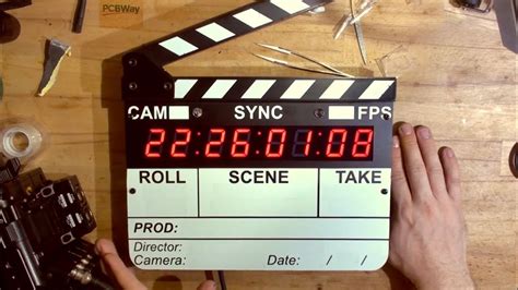 Smpte timecode generator.  SMPTE timecode SMPTE timecode on a clapperboard SM...