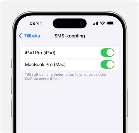 Sms-koppling iphone