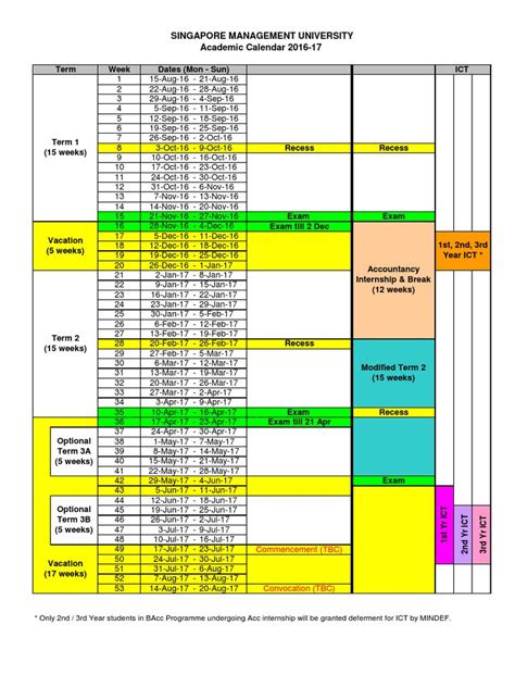 Smu Academic Calender